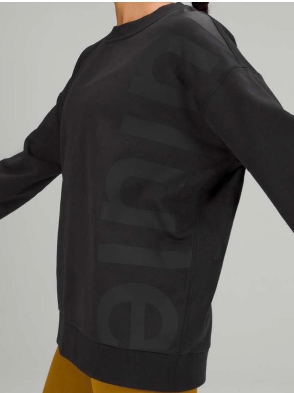 Lululemon Black on Black Oversized Sweatshirt
